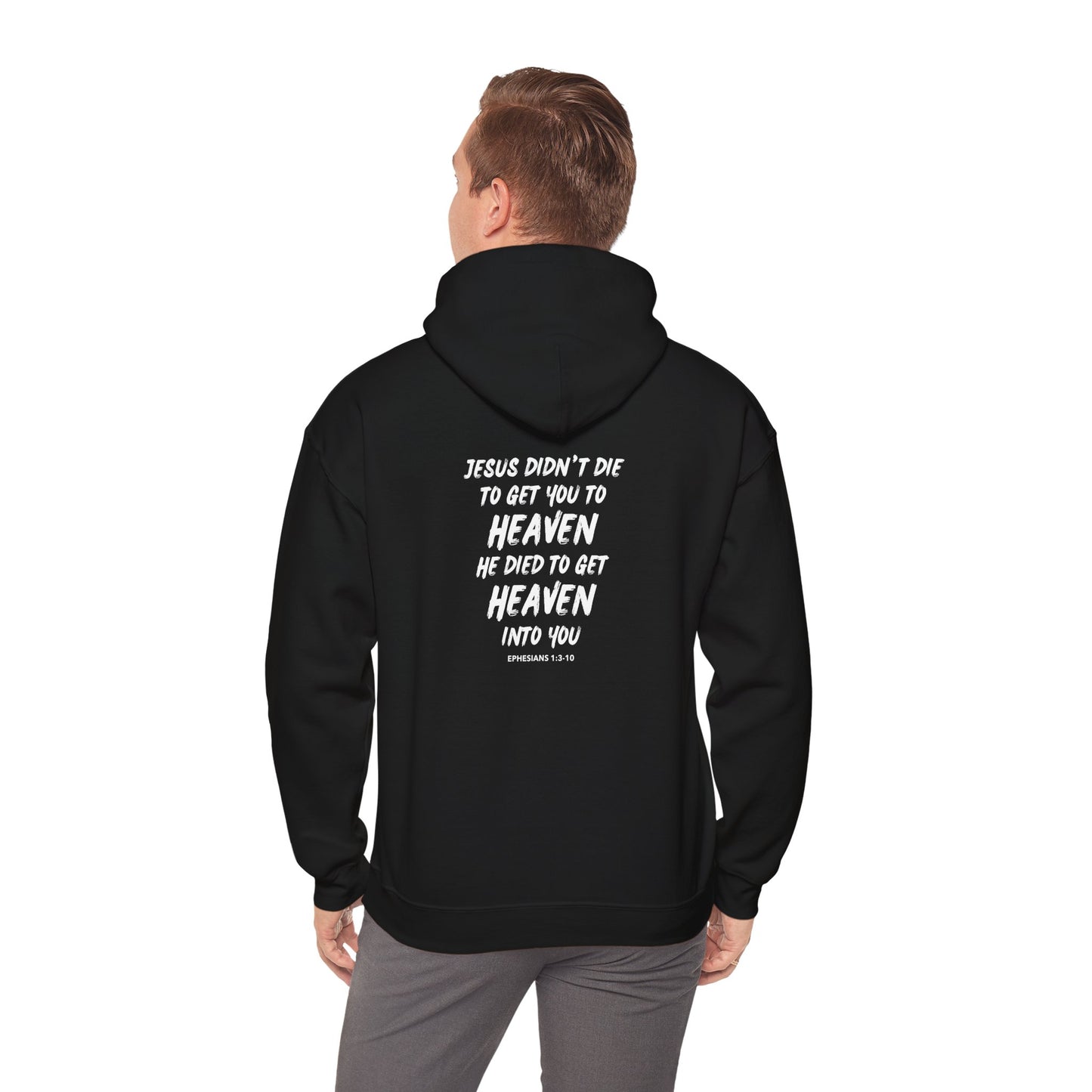 "Jesus Died To Get Heaven Into You" Hoodie