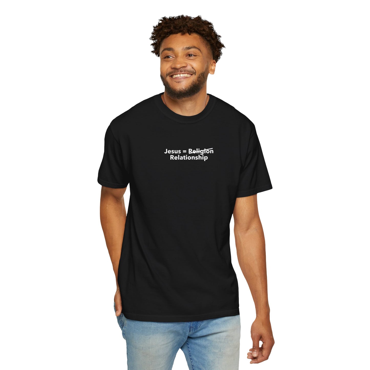 "Religion Says But Jesus Says" T-Shirt