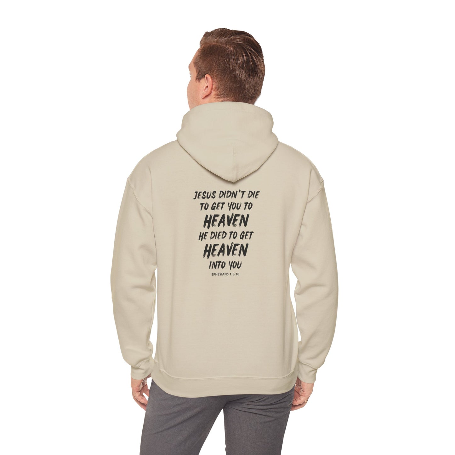 "Jesus Died To Get Heaven Into You" Hoodie