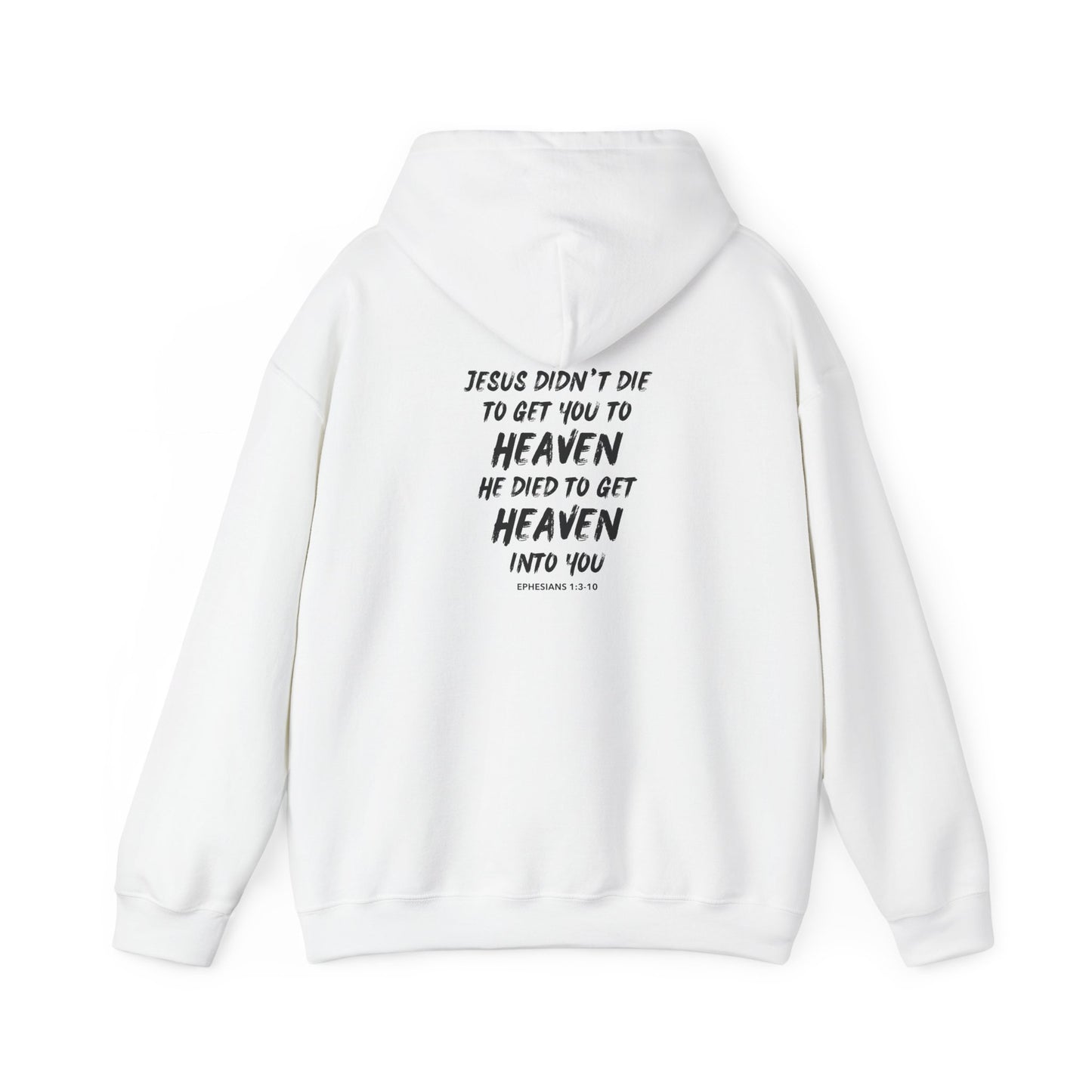 "Jesus Died To Get Heaven Into You" Hoodie